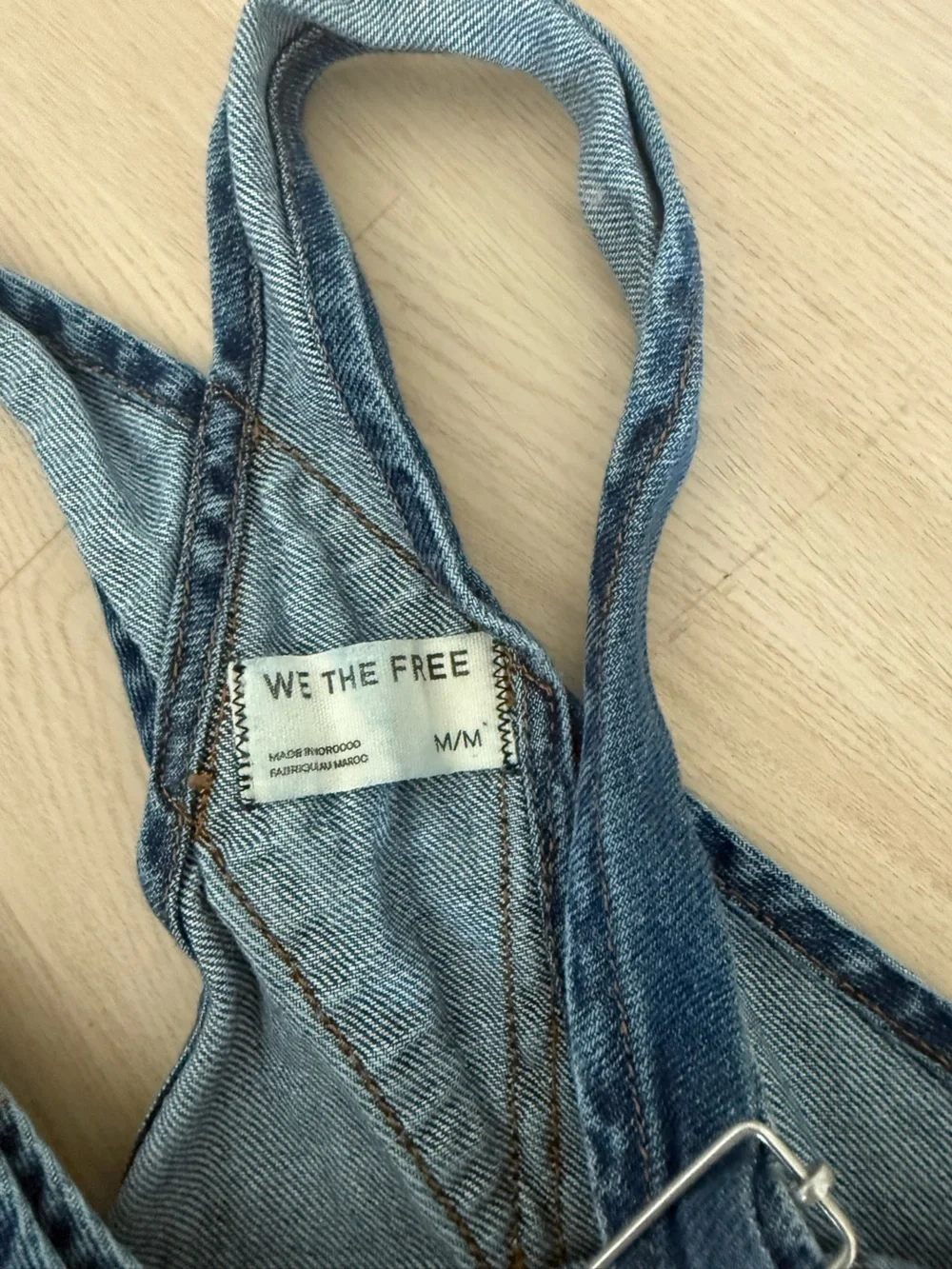 We The Free Ziggy Denim Overall in Sapphire Blue